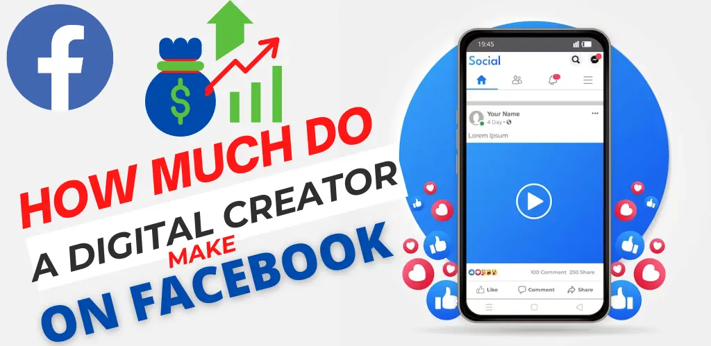 How much do digital creators make on Facebook