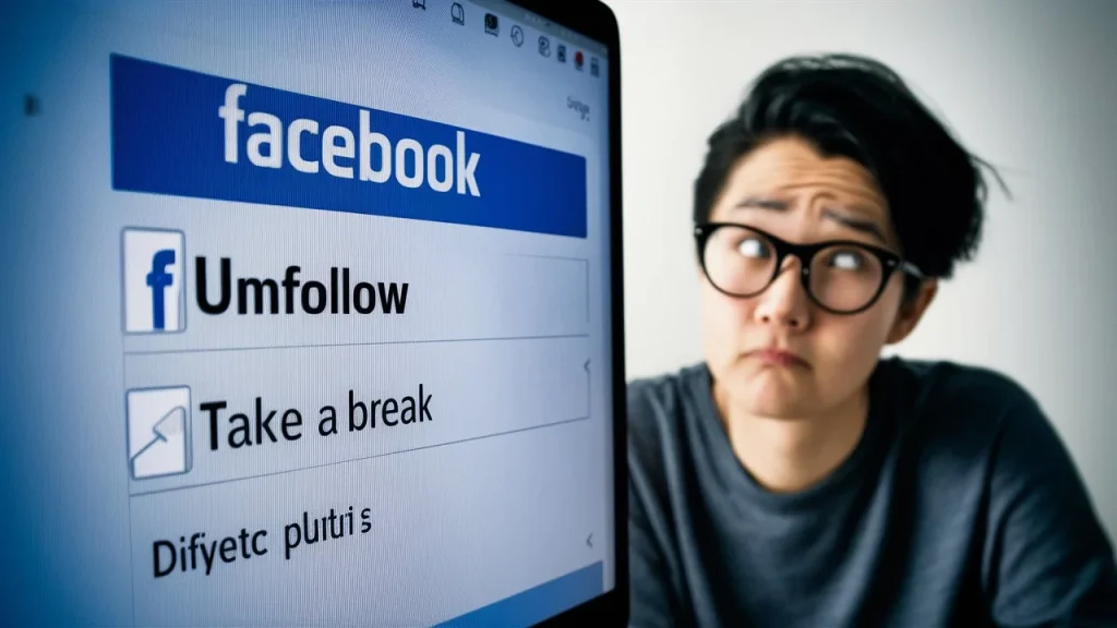 What is the difference between Unfollow and Take a Break on Facebook
